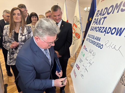 Samorząd wybory podpis Waldemara Kaczmarskiego